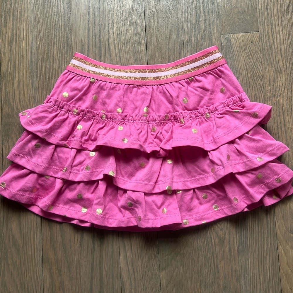 Boden size 4-5 pink ruffle skirt